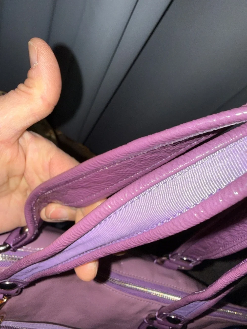 COACH POPPY Purple Women’s Tote Bag - Designer Style - Picture 7 of 17